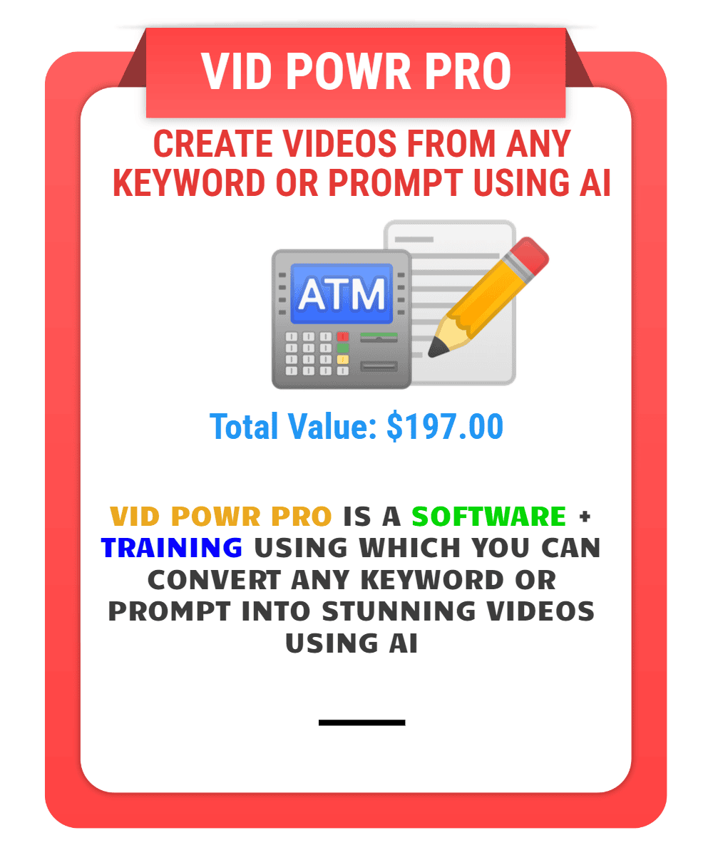 Bonus - Vid Powr Pro