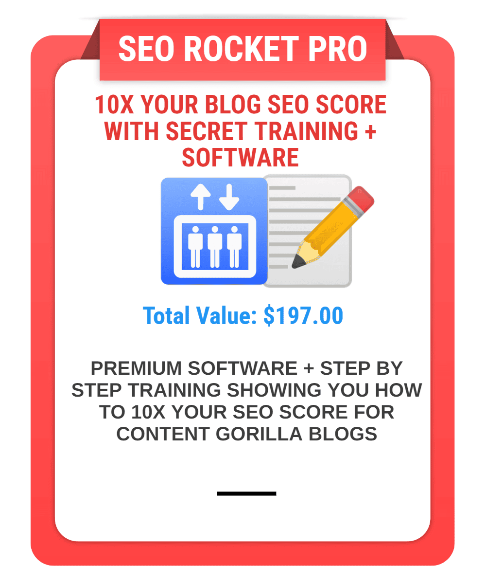 Bonus - SEO Rocket Pro