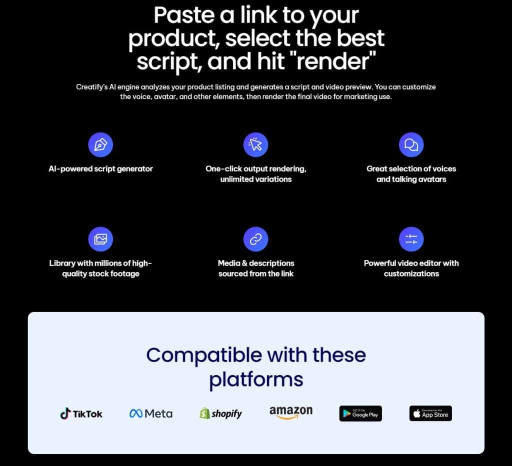 Creatify Ai - Features