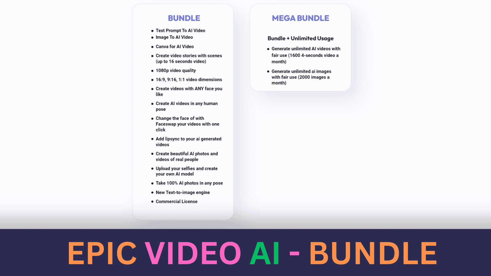 Epic Video AI - Bundle