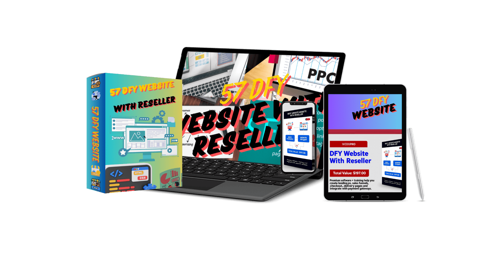 57 DFY Website With Reseller