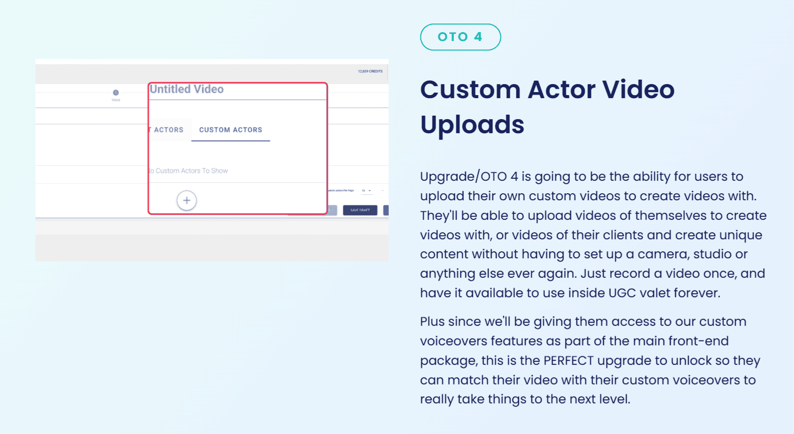 UGC Valet - OTO 4