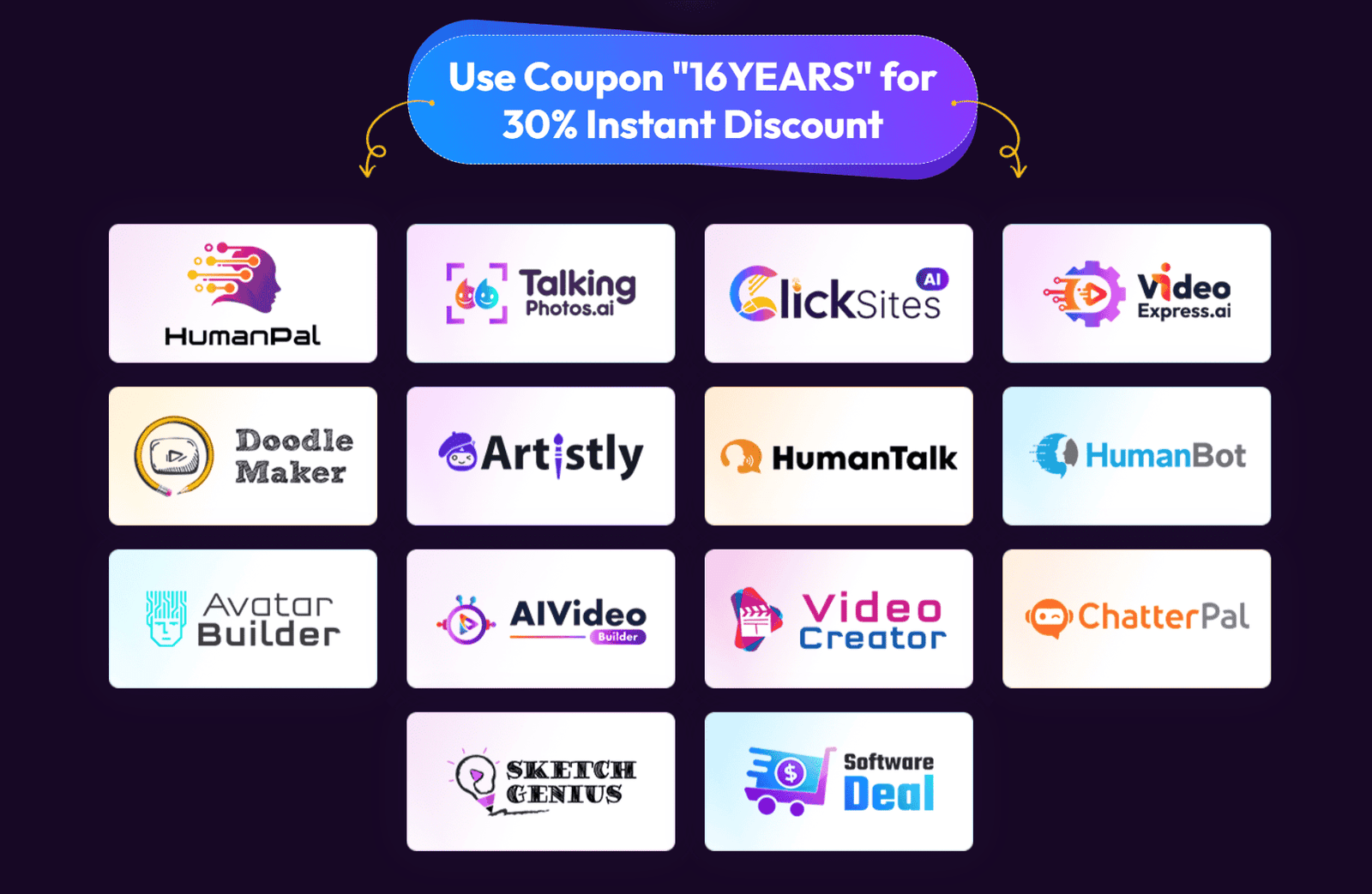 16 Years 30% OFF Anniversary Sale - Paul Ponna Apps Bundle