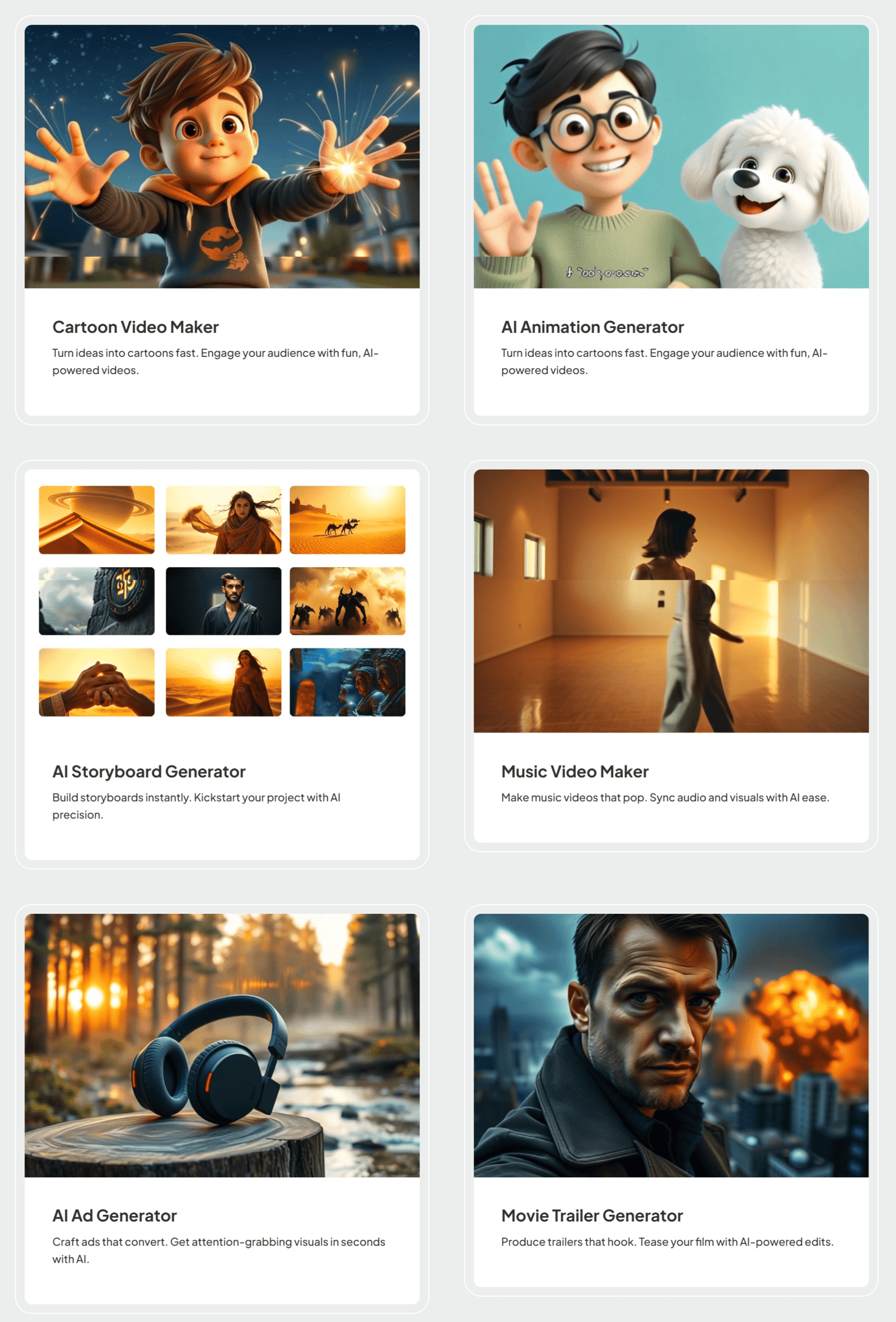 RocketVideos AI – Features RocketVideos AI - Features