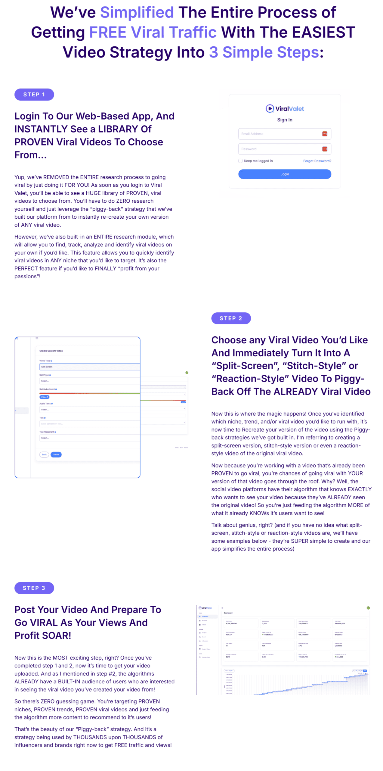 ViralValet – How It Works ViralValet - How It Works