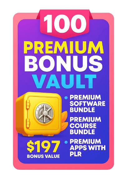 Bonus - 100 Premium Apps Bundle Bonus Vault
