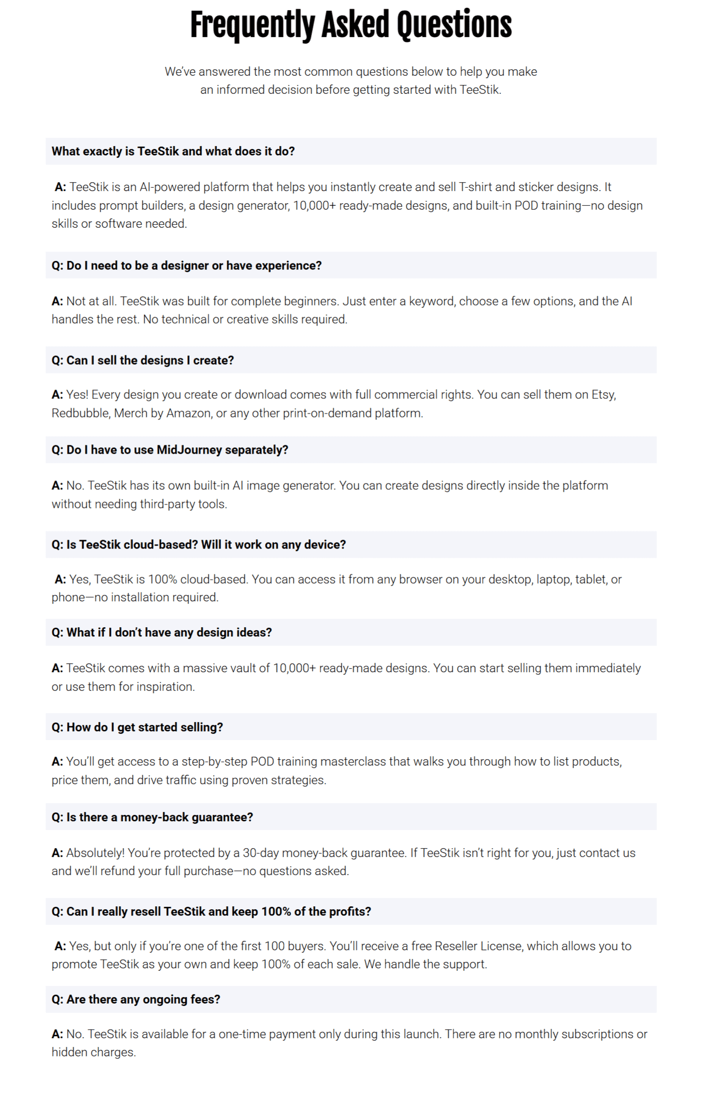 TeeStik AI – FAQ-min TeeStik AI - FAQ-min