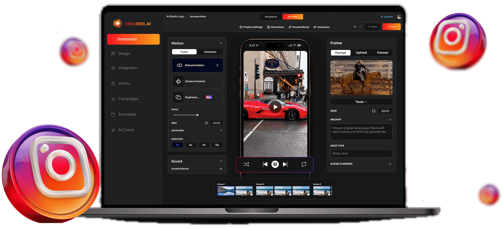 ViralReel AI - Dashboard