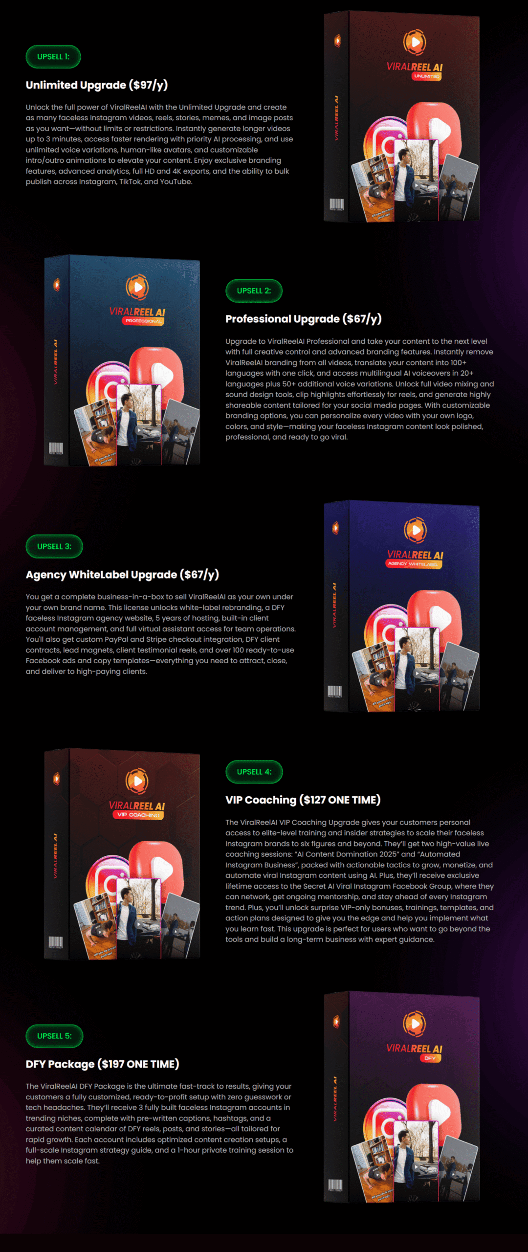 ViralReel AI - Upgrades