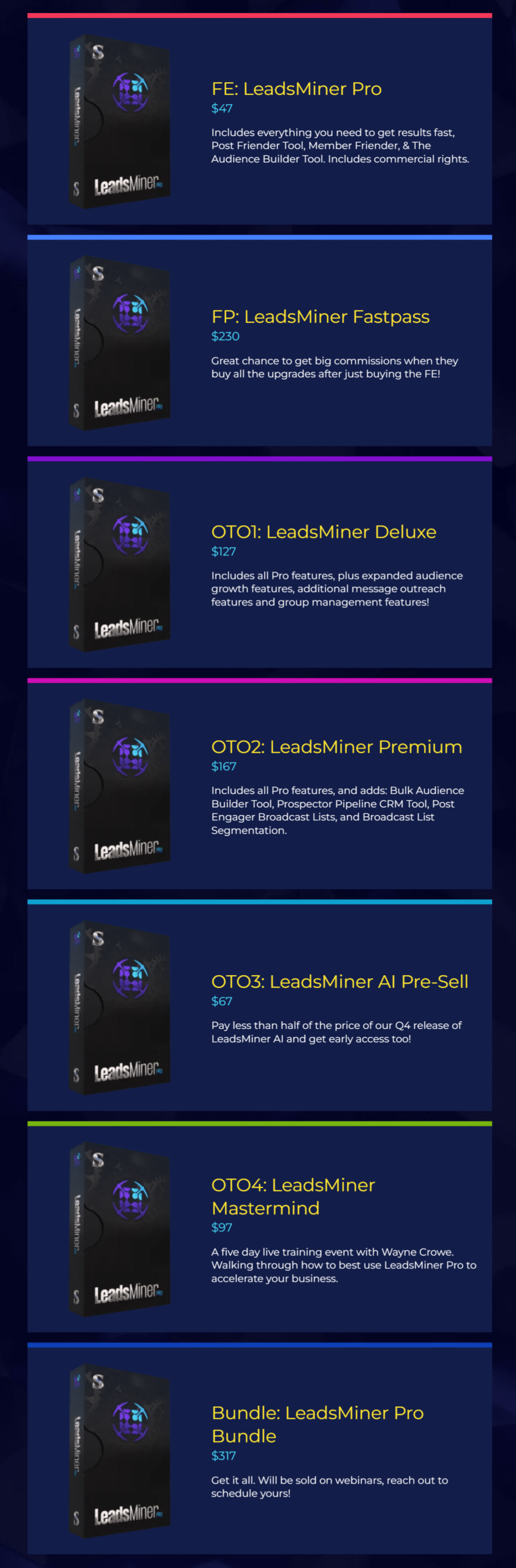 LeadsMiner PRO - Pricing + Upgrade-min