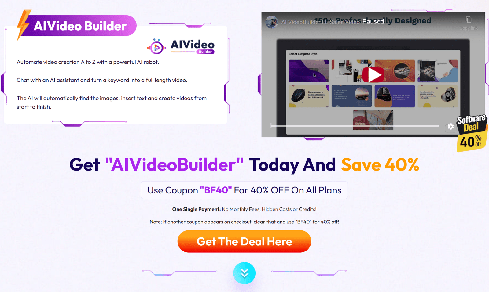 AIVideoBuilder - Black Friday AI Software Sale (Upto 40% OFF)-min