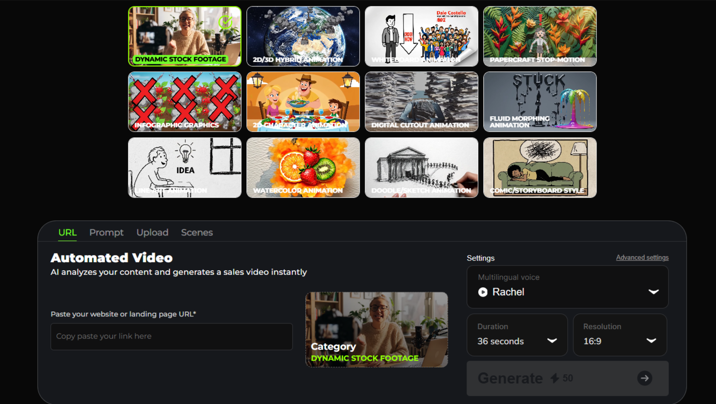 VSL Studio - Dashboard