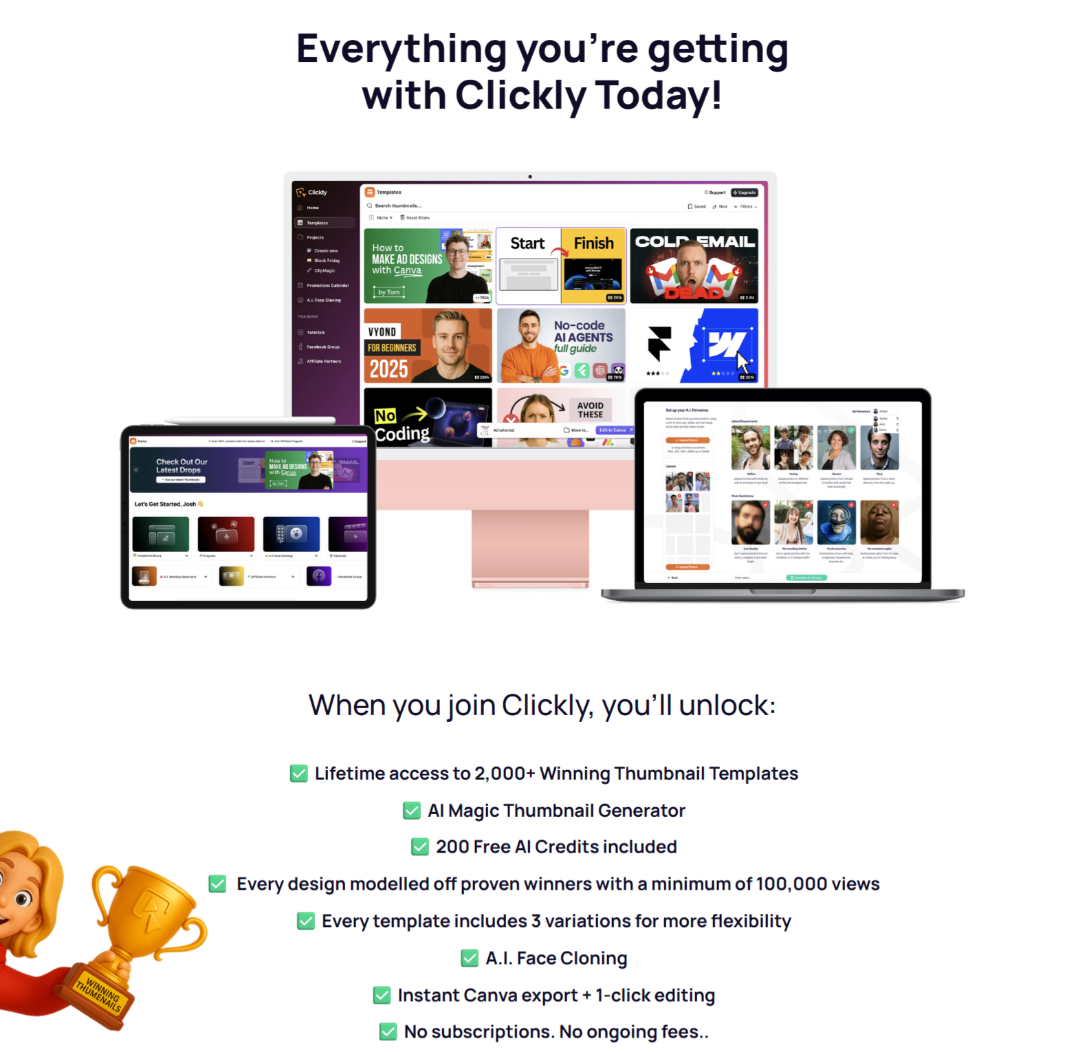Clickly AI - Whats Included