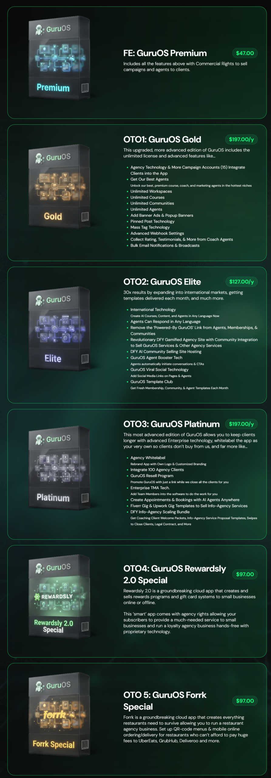 GuruOS โ Pricing + Funnel GuruOS - Pricing + Funnel