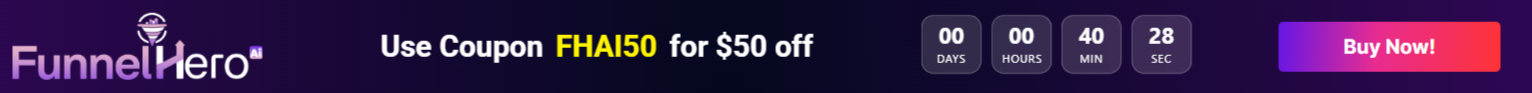 FunnelHero AI - Coupon
