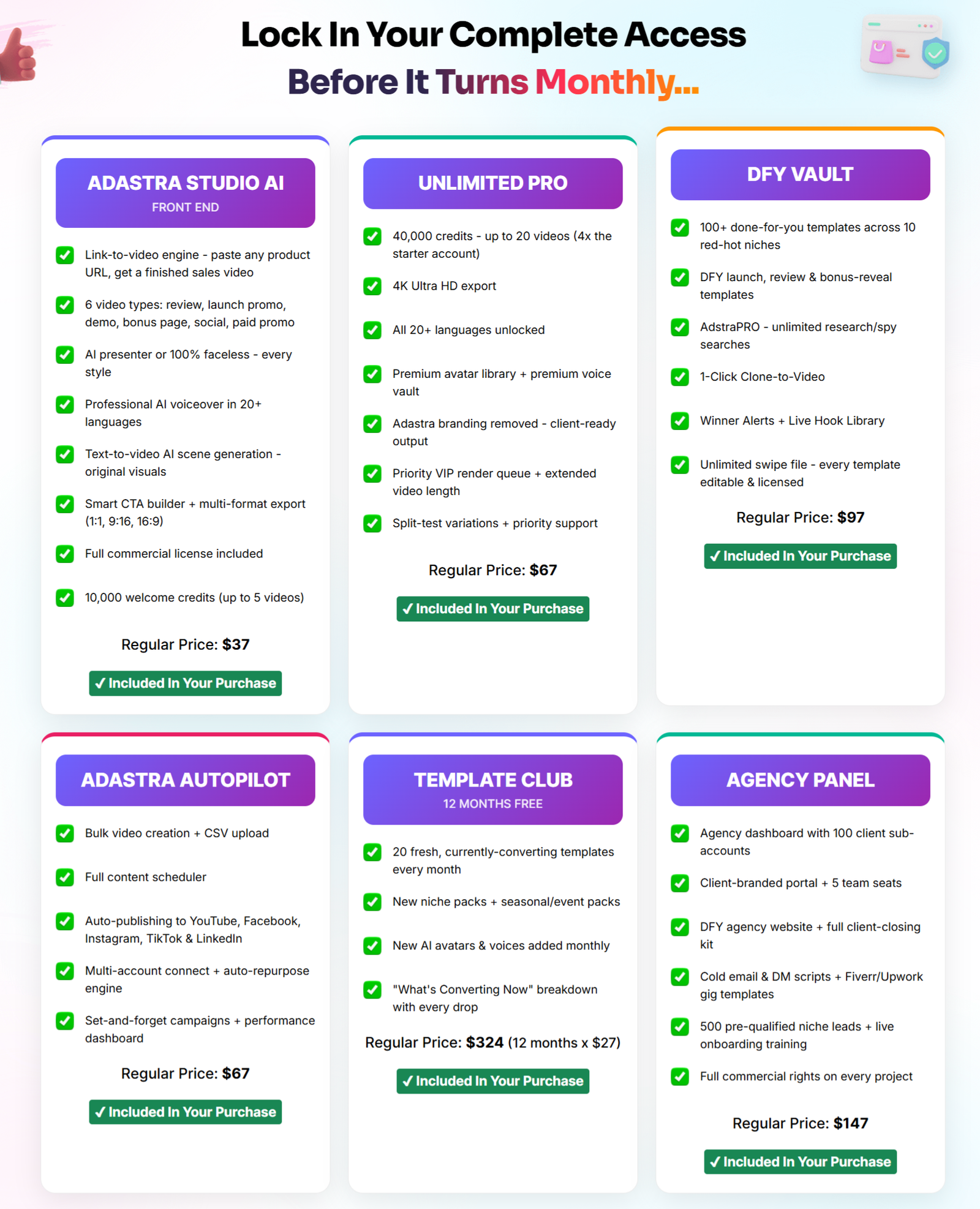 Adastra Studio AI - Bundle