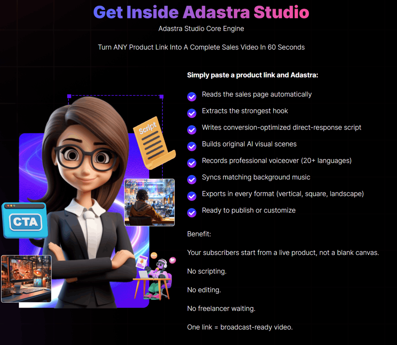 Adastra Studio AI - What You Get