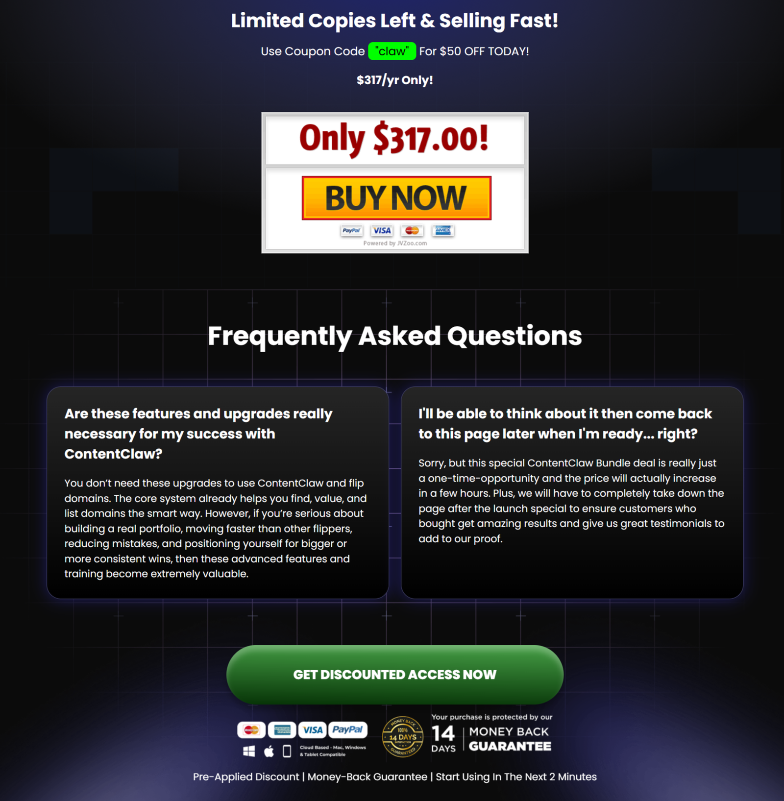 ContentClaw - xBundle Button