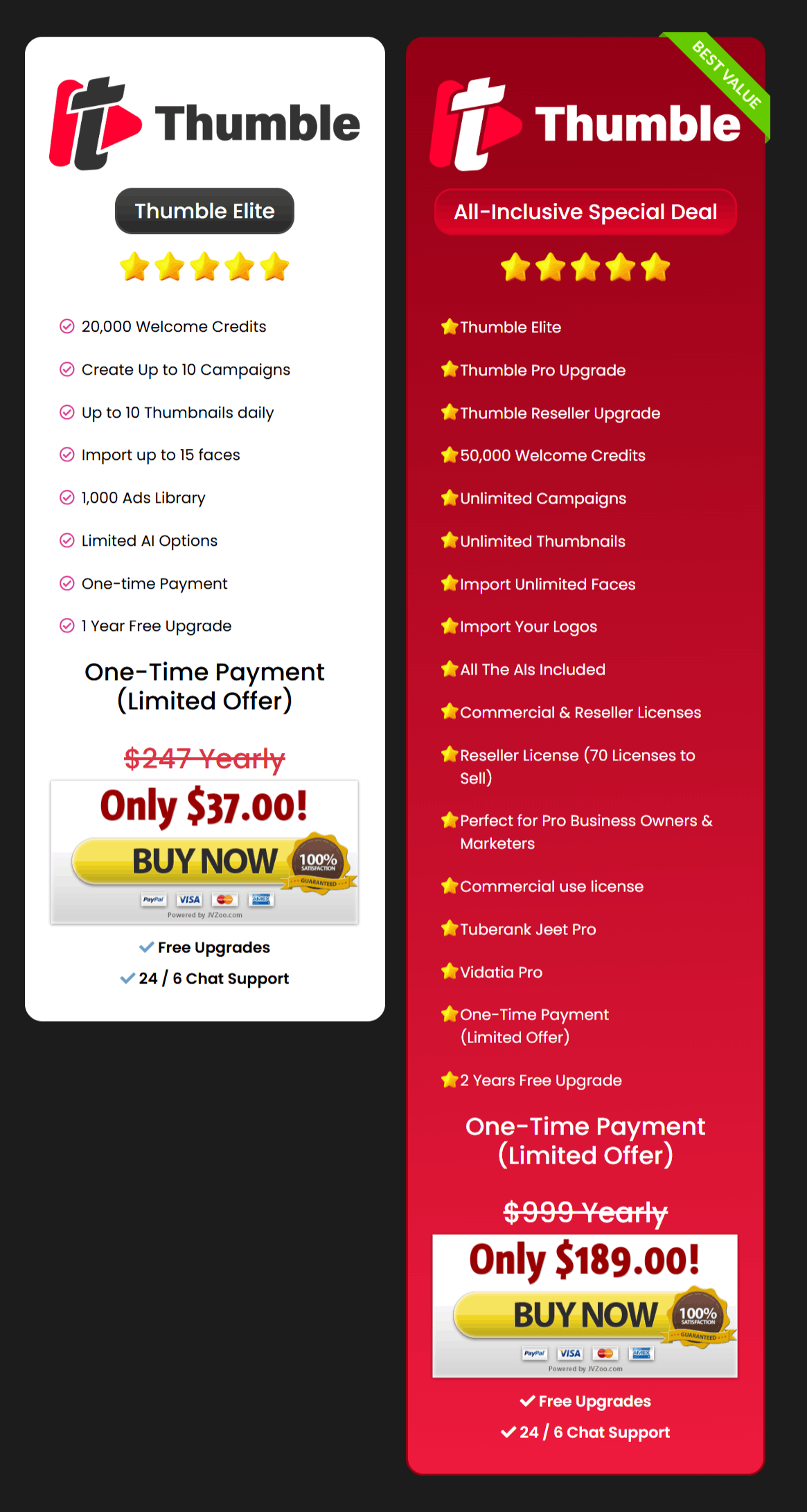 Thumble AI - Pricing Offer