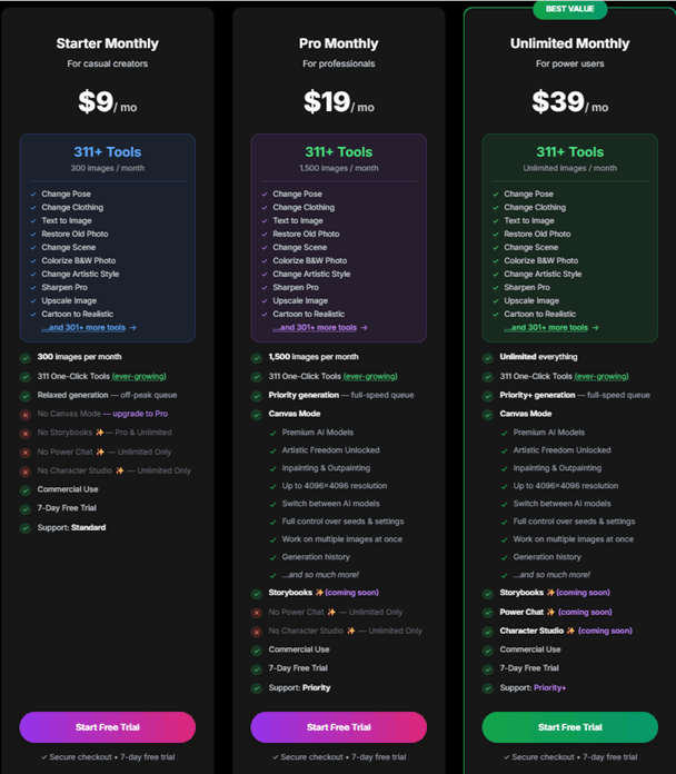 Art Space AI - Pricing