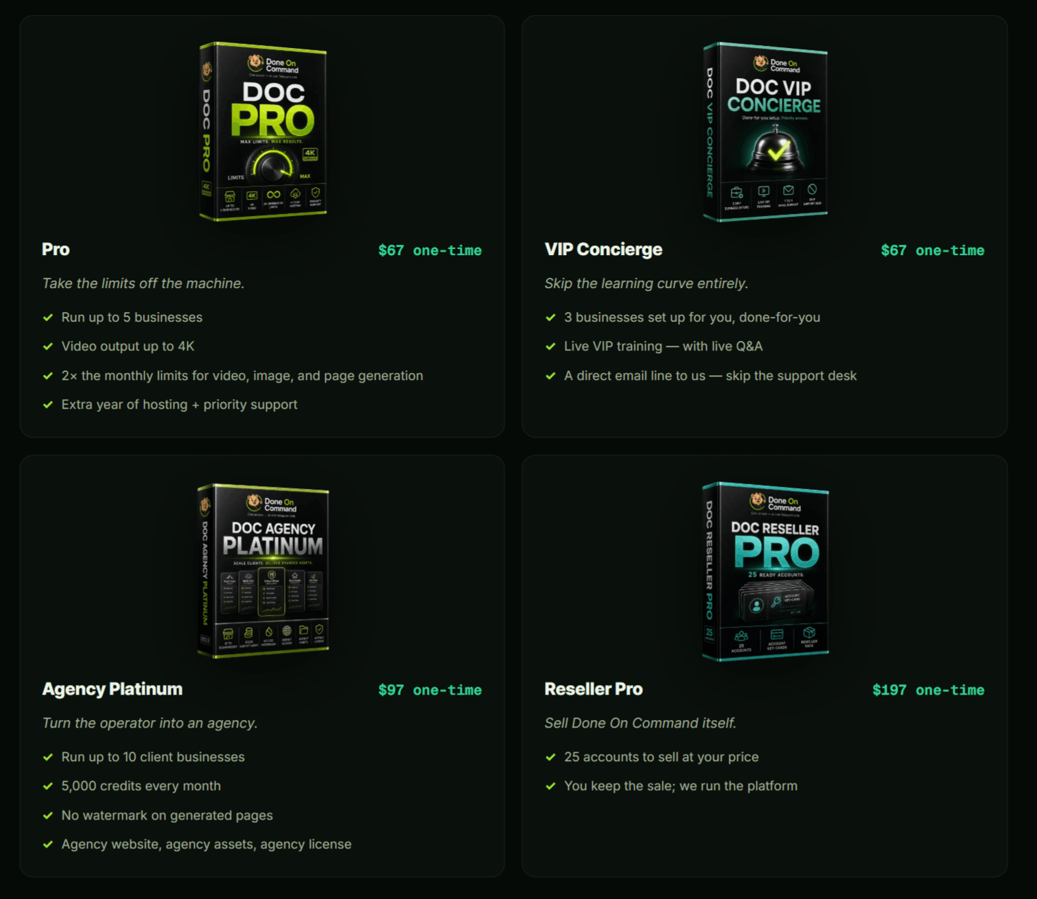 Done On Command - What You get Inside Bundle Offer