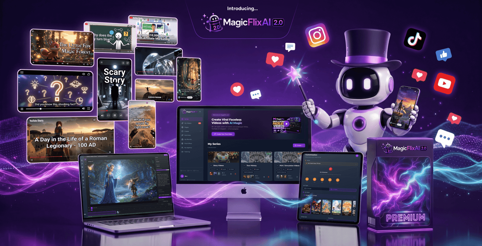 MagicFlix AI 2.0 – 3D Box MagicFlix AI 2.0 - 3D Box