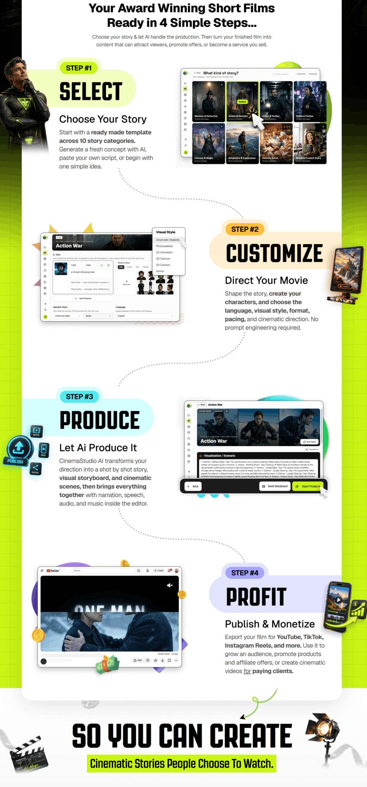CinemaStudioAI – How It Works CinemaStudioAI - How It Works
